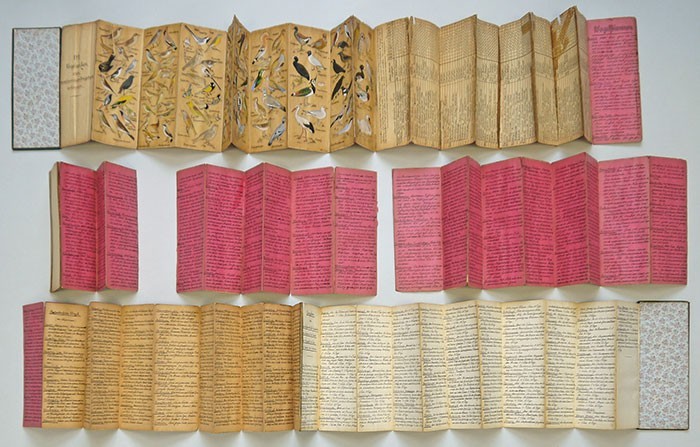 Leporello vor der Restaurierung